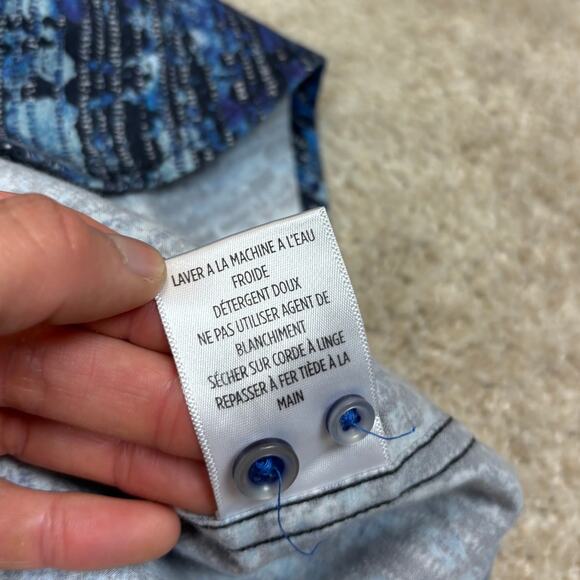 Robert Graham Abstract Pattern Flip Cuff Button Up Shirt Men's 2XL - Picture 11 of 12